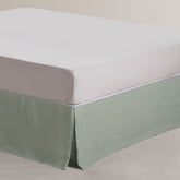 Vintage Design Homewares Sage French Linen Valance Super King