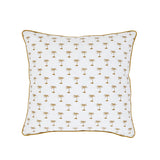J.Elliot Home Palm Gold Green Filled Cushion 50 x 50 cm
