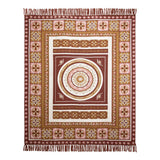 J Elliot Home Kasbah Luxury Fringe Throw 130 x 160cm Pink