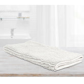 Toggle Microfiber Bath Mat Large White
