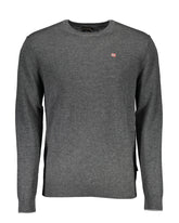 Napapijri Men's Gray Wool Shirt - S