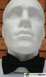 Mens BOW TIE Wedding Tuxedo Formal Bestman Necktie Classic Plain Party - Black