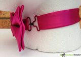 Mens BOW TIE Wedding Tuxedo Formal Bestman Necktie Classic Plain Party - Hot Pink