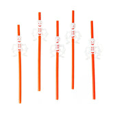 Halloween Party Pumpkin/Skeleton Drinking Straws Festive Spooky Decors - Orange