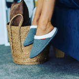 ARCHLINE Orthotic Slippers Slip On Arch Scuffs Orthopedic Moccasins - Grey Marle - EUR 35