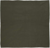 BANDANA Paisley 100% COTTON Head Wrap Durag Bandanna Summer Biker Scarf Mask - Army Green (Plain)