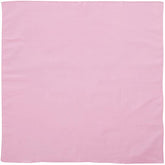 BANDANA Paisley 100% COTTON Head Wrap Durag Bandanna Summer Biker Scarf Mask - Light Pink (Plain)