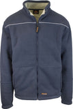 Mens Full Zip Sherpa Polar Fleece Jumper Lined Warm Winter Jacket Pullover - 3XL