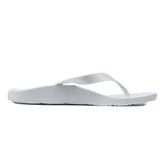 ARCHLINE Flip Flops Orthotic Thongs Arch Support Shoes Footwear - White/White - EUR 46