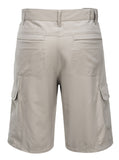 HUSKI Cargo Shorts Mens Cascade Microfibre Flexi Fit Short Army Military 515206 - Bone - XX-Large (102cm Waist)