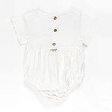 Ponchik Babies + Kids - Linen Romper - Daisy - Size 2 Years Old