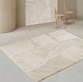 Wabi-Sabi style- white Imitation Cashmere Rug 200cm*300cm