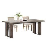 NNETMLT Rustic Rectangular Dining Table