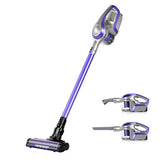 Devanti Stick Vacuum Cleaner Roller Brush Cordless 150W Purple
