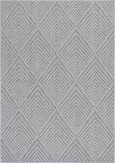 Vanuatu Menapi Ash Geometric Flatweave Rug