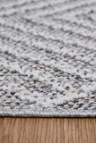Vanuatu Menapi Ash Geometric Flatweave Rug