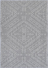 Vanuatu Kaua Ash Tribal Flatweave Rug