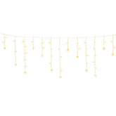 160 LED 6M Christmas Lights Icicle Light Solar Warm Jingle Jollys