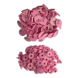 1-100 Cattle Number Ear Tag Set - Round Pink Pig Sheep Goat Livestock Label - Next Deals AU