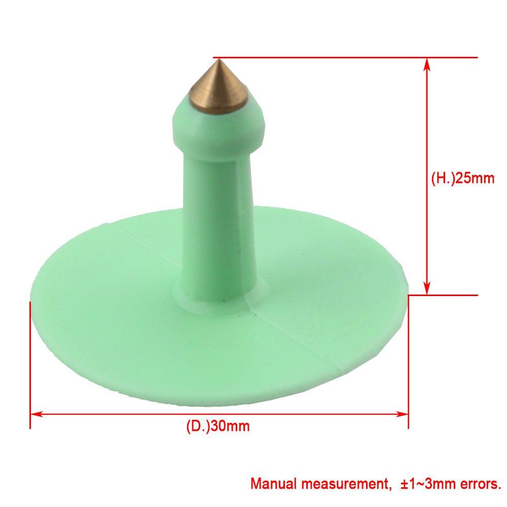 1-100 Cattle Number Ear Tags Set - Round Green Pig Sheep Goat Livestock Label - Next Deals AU
