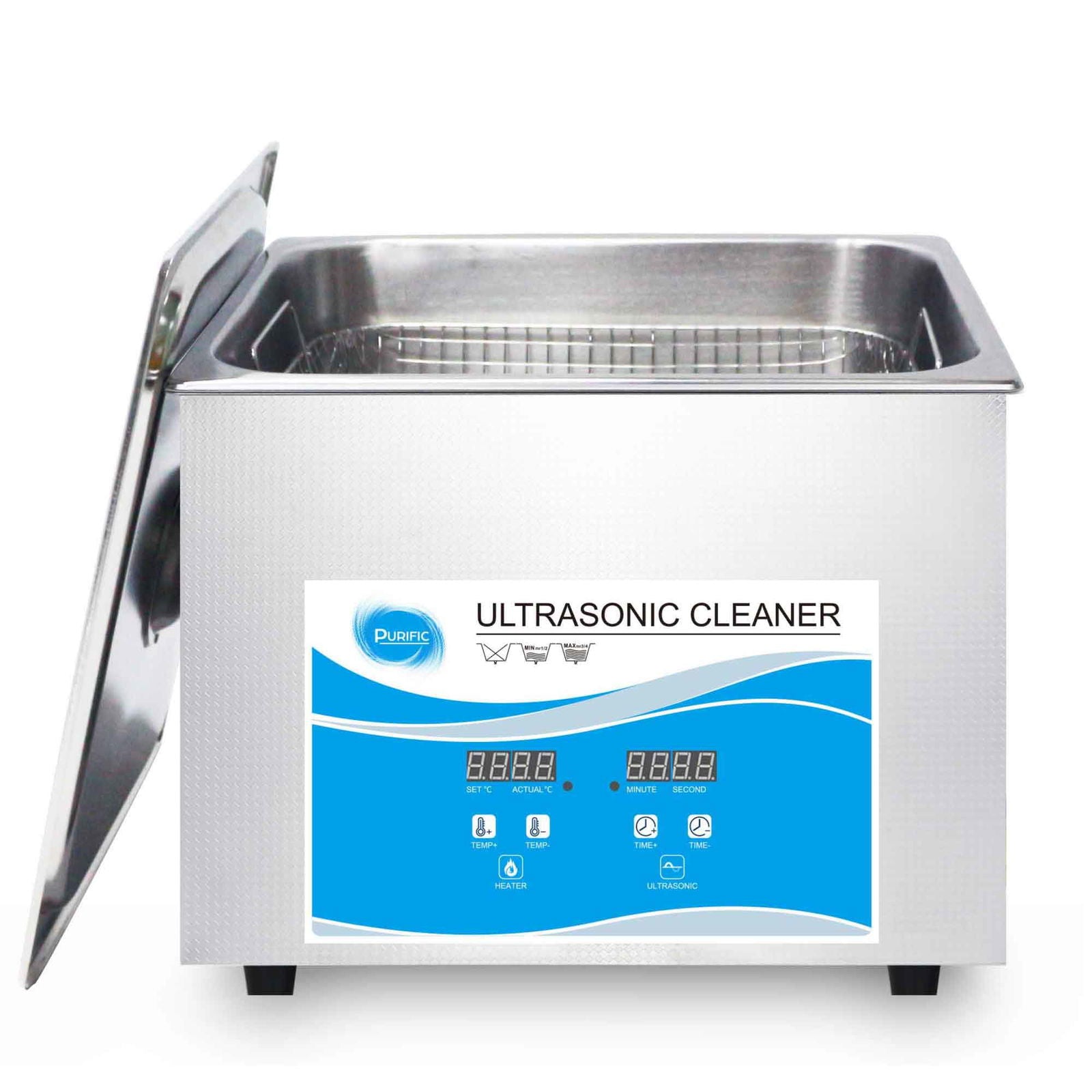 1.3L Digital Ultrasonic Cleaner Jewelry Ultra Sonic Bath Degas Parts Cleaning - Next Deals AU