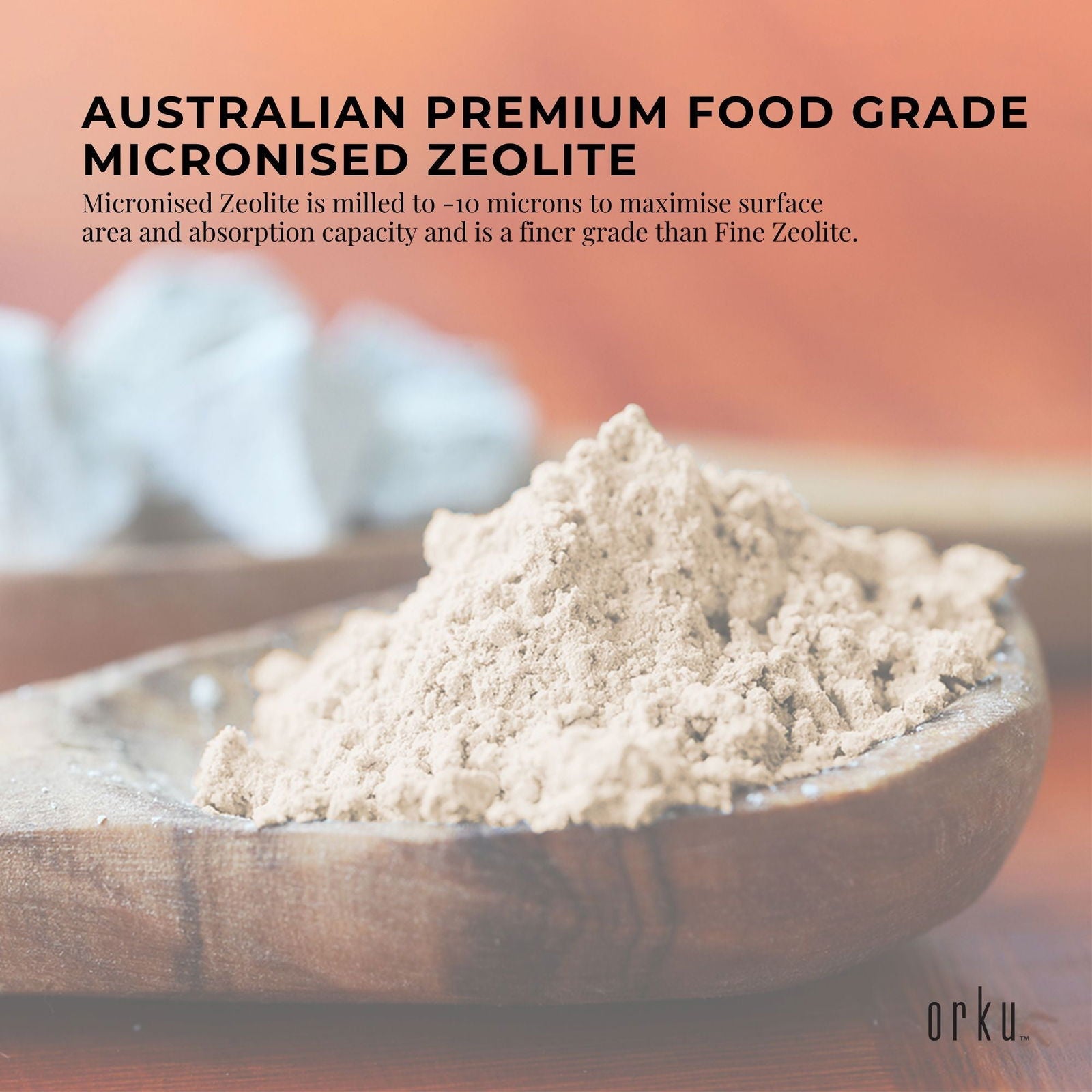 1.3kg Pure Micronised Zeolite Powder Tub Mineral - Micronized Volcamin - Next Deals AU
