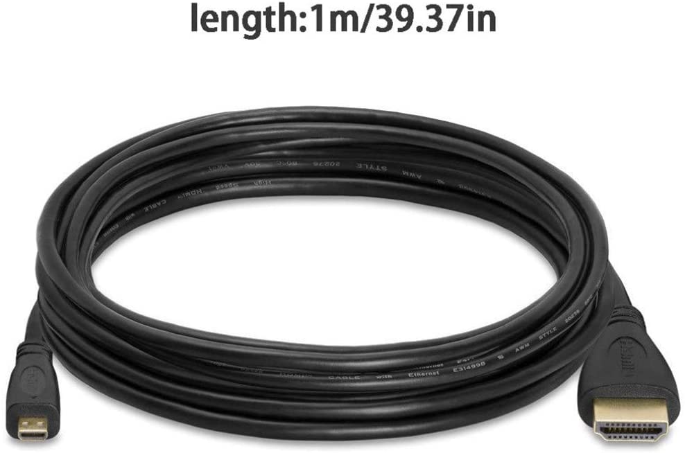1.5M Micro HDMI to HDMI Adaptor Cable 1080P TV AV Adapter Audio Video Converter - Next Deals AU