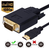1.8M 6 Feet HDMI Male to VGA Male Cable for Computer, Laptop, PC, Monitor ETC - Next Deals AU