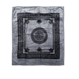 1000GSM Olympia Greek Key Luxury Quality 2 Ply Mink Blanket Queen Grey - Next Deals AU