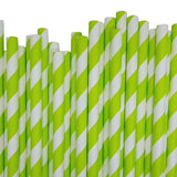 1000 Bulk Wholesale Pack Green White Drinking Straws Biodegradable Eco Paper Birthday Party Event Bistro Bar Cafe Take Away - Next Deals AU