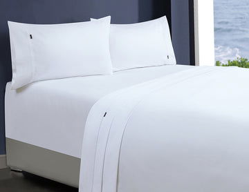 1000tc egyptian cotton 1 fitted sheet and 2 pillowcases double white - Next Deals AU