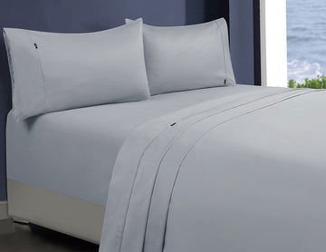 1000tc egyptian cotton 1 fitted sheet and 2 pillowcases king silver - Next Deals AU