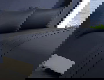 1000tc egyptian cotton 1 fitted sheet and 2 pillowcases queen charcoal - Next Deals AU