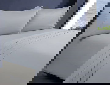 1000tc egyptian cotton 1 fitted sheet and 2 pillowcases queen silver - Next Deals AU