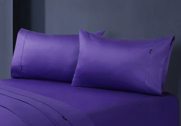 1000tc egyptian cotton pillowcase pair violet - Next Deals AU