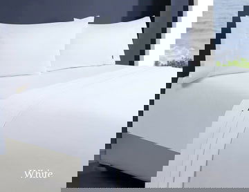 1000tc egyptian cotton sheet set 1 single white - Next Deals AU