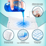 100X Pet Dog Diaper Liners Booster Pads Disposable Adhesive Travel S - Next Deals AU
