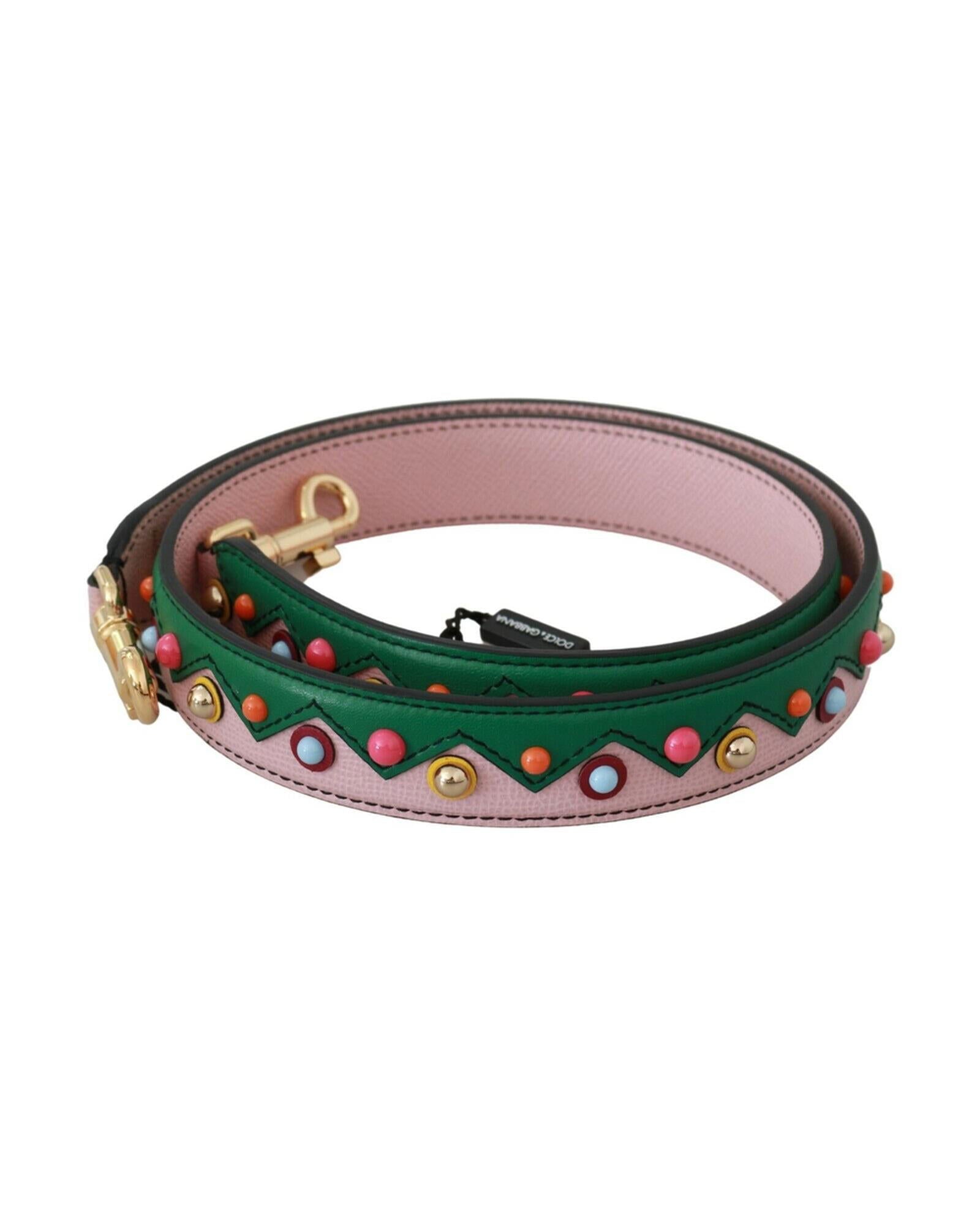 100% Authentic Dolce & Gabbana Leather Shoulder Strap with Logo Details One Size Men - Next Deals AU
