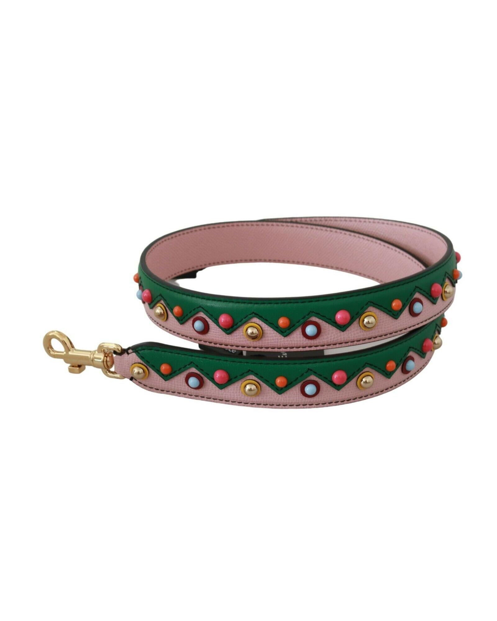 100% Authentic Dolce & Gabbana Leather Shoulder Strap with Logo Details One Size Men - Next Deals AU