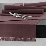 100% COTTON Ribbed Table Runner Nostalgia Rose 45 x 200cm - Next Deals AU