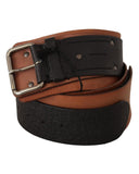 100% Leather Belt with Silver Tone Buckle Fastening 85 cm Women - Next Deals AU