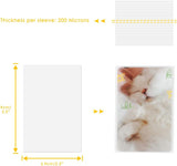 100 Packs Photocard Sleeves, 200Microns Kpop (Unsealable) - Next Deals AU
