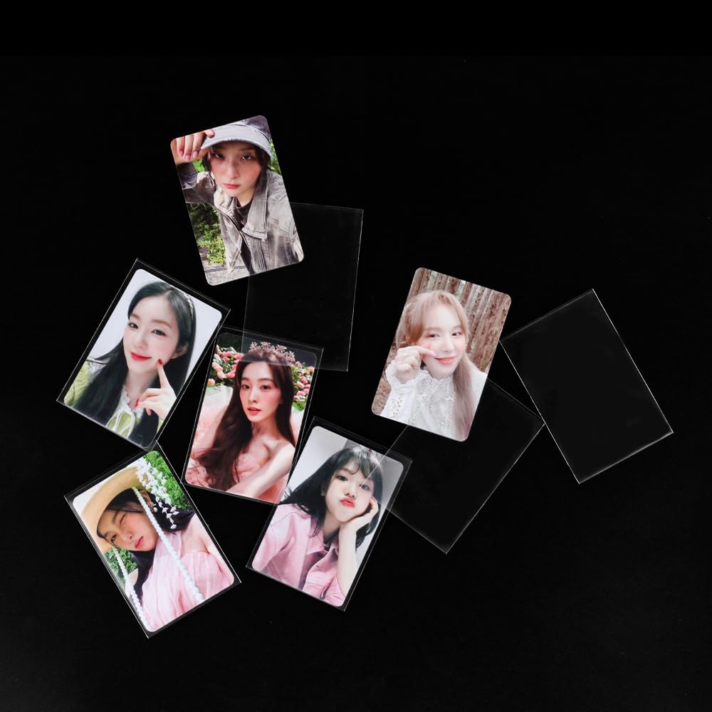 100 Packs Photocard Sleeves, 200Microns Kpop (Unsealable) - Next Deals AU