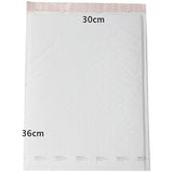 100 Piece Pack -360x300mm White Bubble Padded Bag Post Courier Shipping Mailer Envelope - Next Deals AU