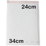 100 Piece Pack - 340x240mm LARGE Bubble Padded Envelope Bag Post Courier Mailing Shipping Mail Self Seal - Next Deals AU
