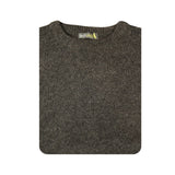 100% SHETLAND WOOL CREW Round Neck Knit JUMPER Pullover Mens Sweater Knitted - Charcoal (29) - L - Next Deals AU