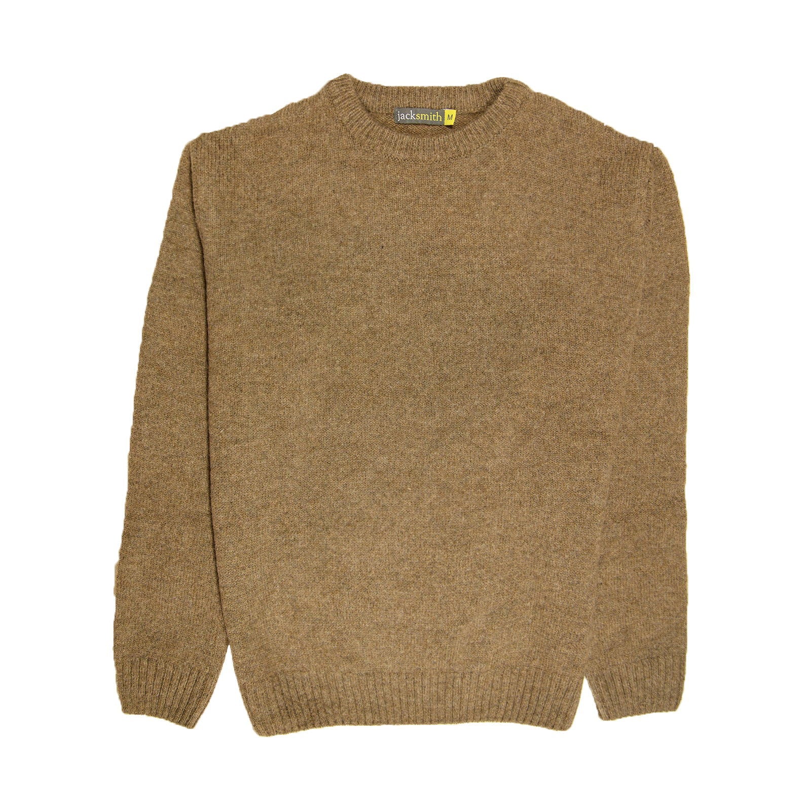 100% SHETLAND WOOL CREW Round Neck Knit JUMPER Pullover Mens Sweater Knitted - Nutmeg (23) - XXL - Next Deals AU