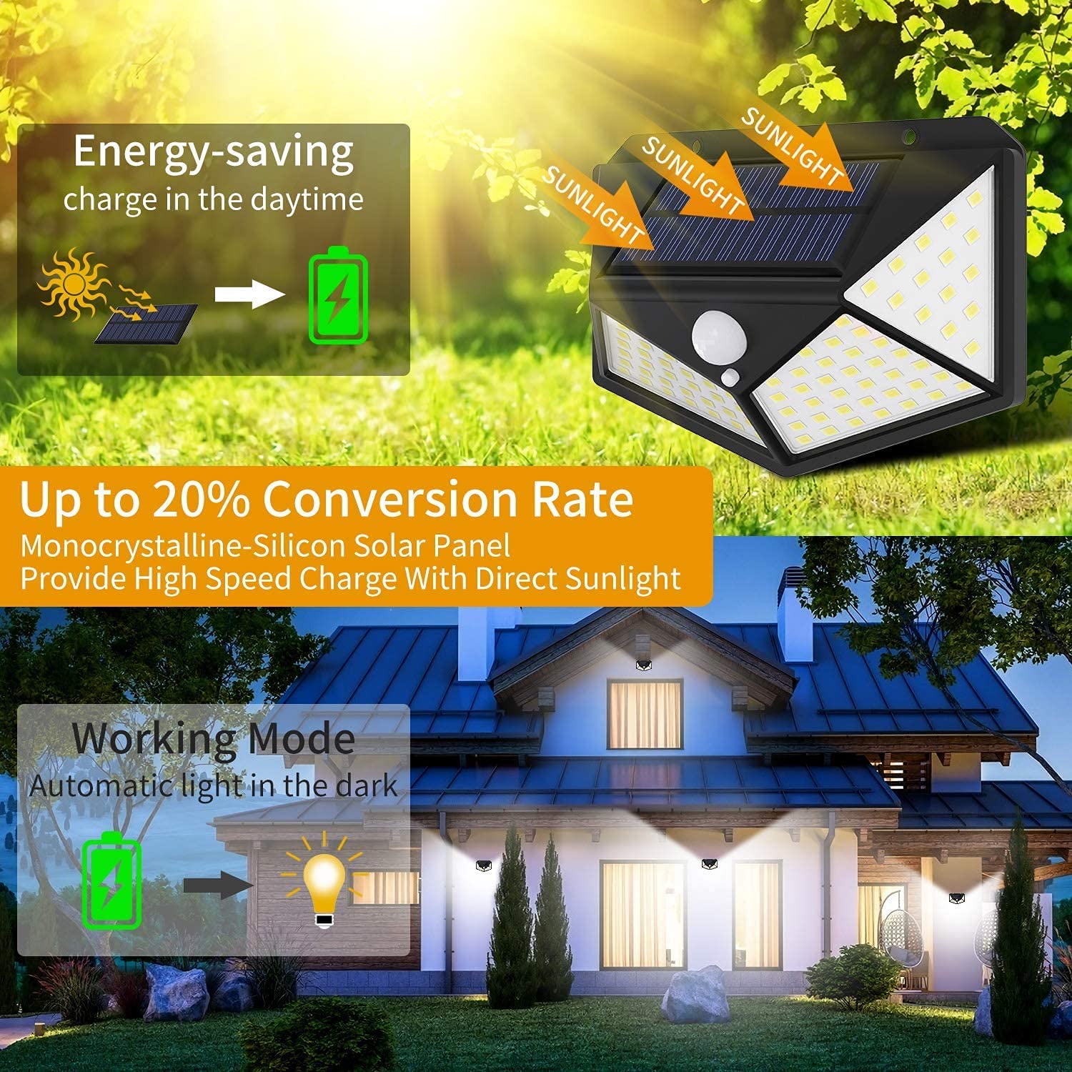 100 Waterproof LED Solar Fairy Light Outdoor with 8 Lighting Modes for Home,Garden and Decoration (4 pack) - Next Deals AU
