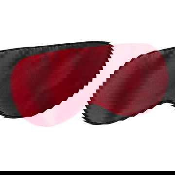 100 silk sleep eye mask for women men burgundy - Next Deals AU