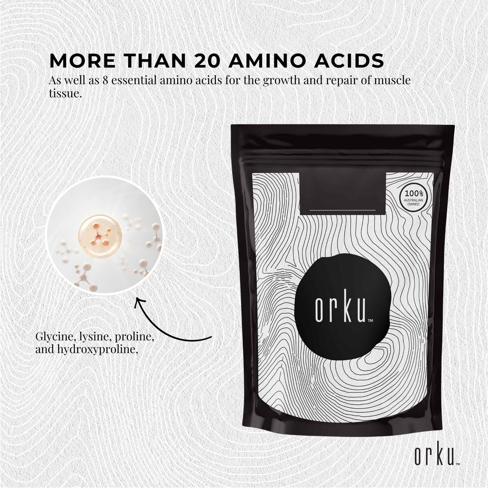 100g Collagen Powder - Bovine Hydrolysate Protein Peptide Supplement Unflavoured - Next Deals AU